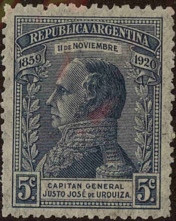 Front view of Argentina 283 collectors stamp