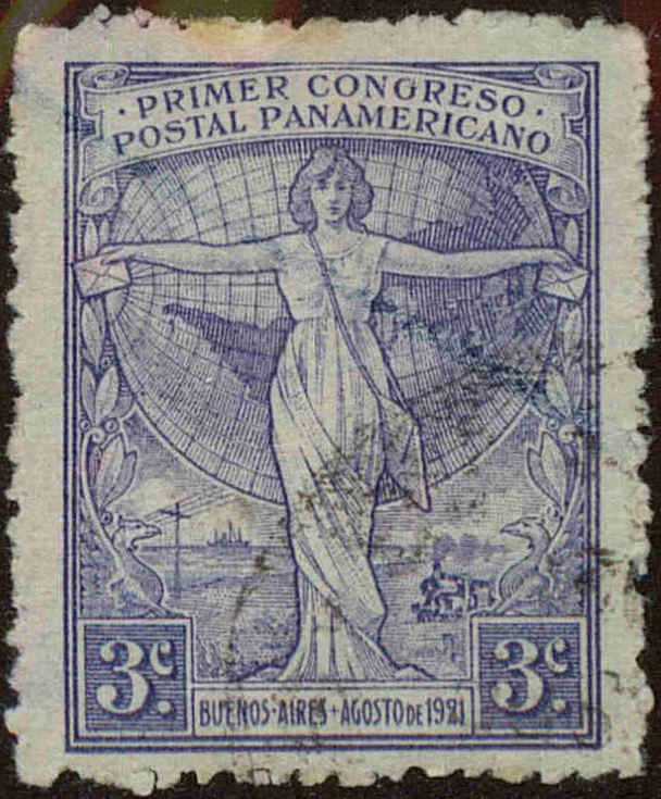 Front view of Argentina 286 collectors stamp
