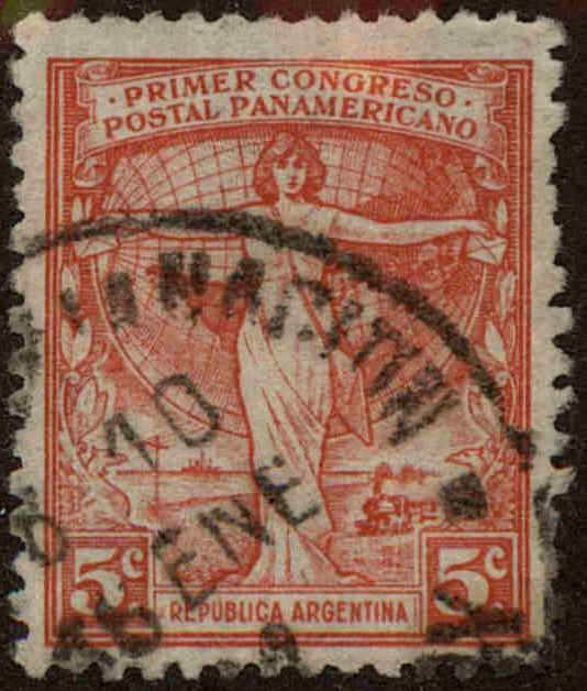 Front view of Argentina 290 collectors stamp