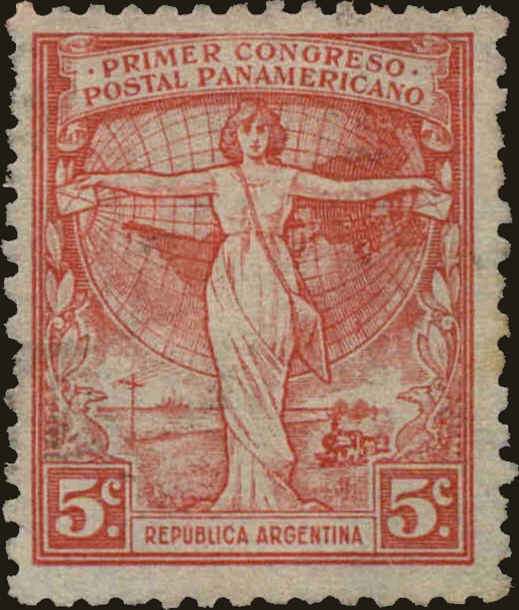 Front view of Argentina 291 collectors stamp