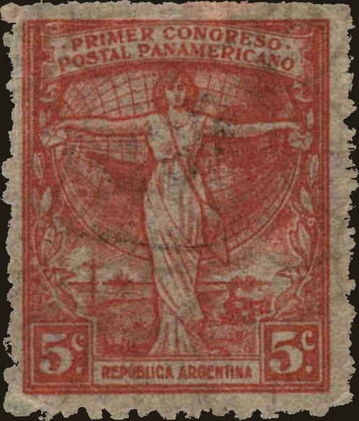 Front view of Argentina 291 collectors stamp