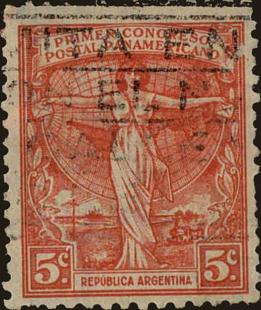 Front view of Argentina 309 collectors stamp