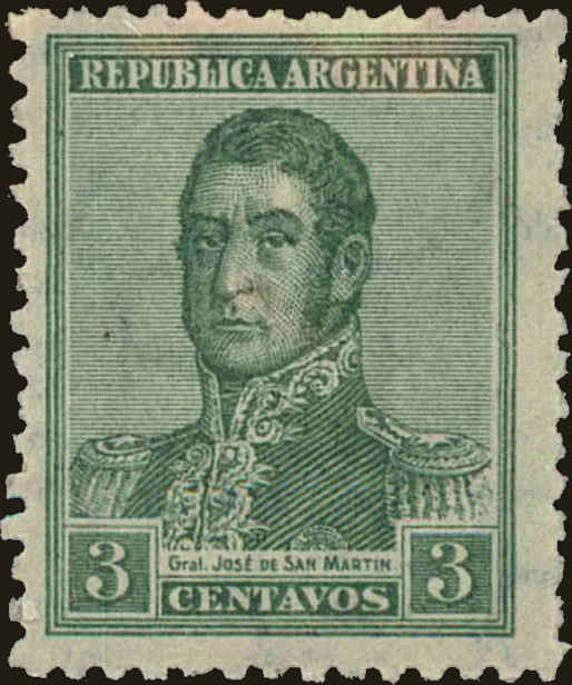 Front view of Argentina 326 collectors stamp