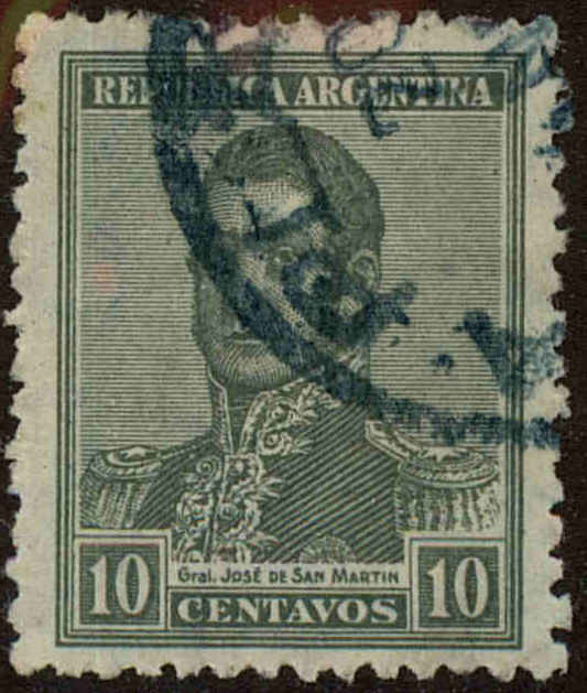 Front view of Argentina 329 collectors stamp