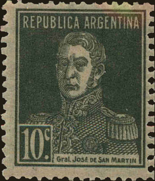 Front view of Argentina 346 collectors stamp