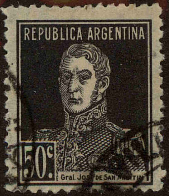Front view of Argentina 352 collectors stamp
