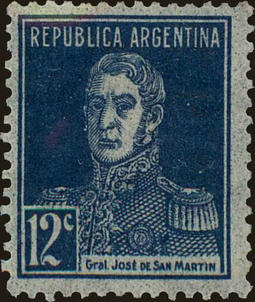 Front view of Argentina 347 collectors stamp