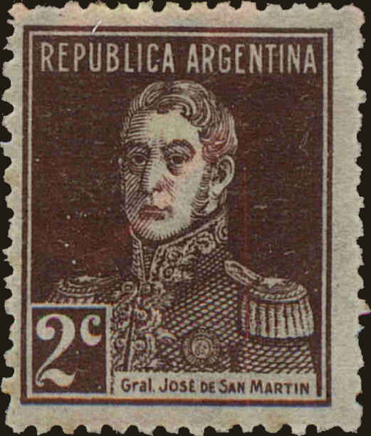 Front view of Argentina 364 collectors stamp