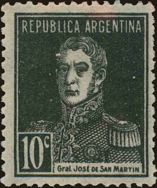 Front view of Argentina 366 collectors stamp