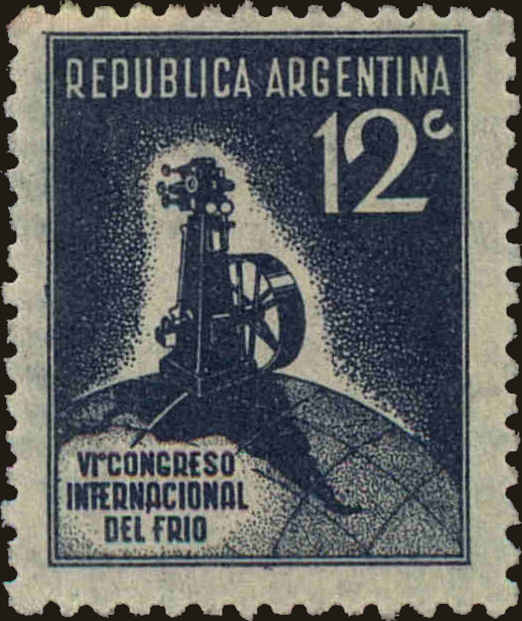 Front view of Argentina 408 collectors stamp
