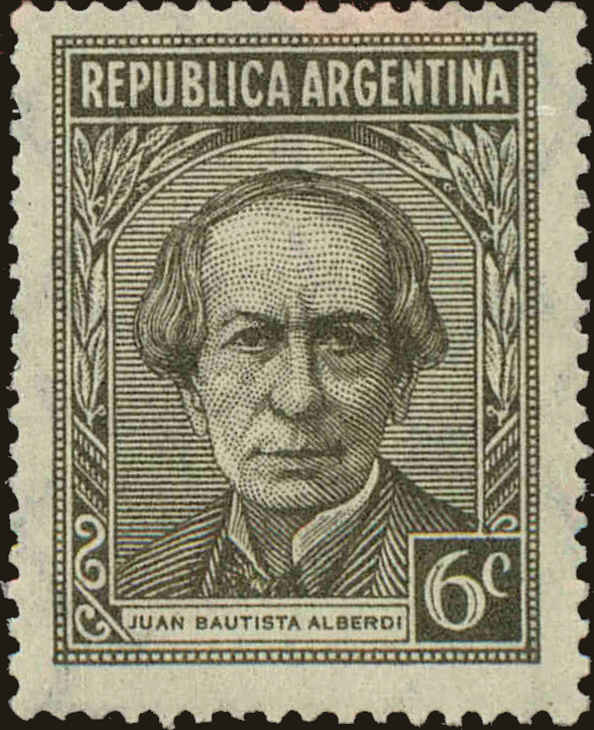 Front view of Argentina 428 collectors stamp