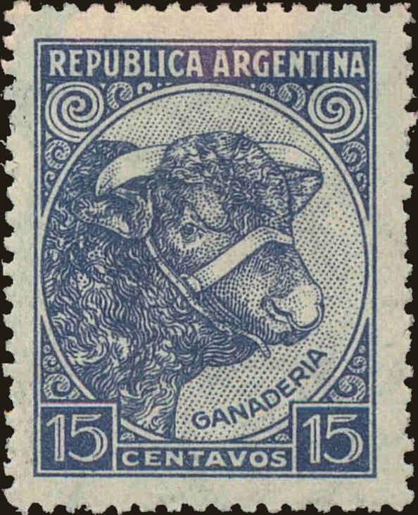 Front view of Argentina 435 collectors stamp