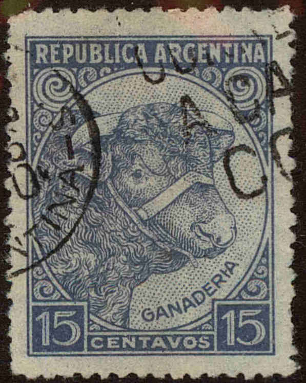 Front view of Argentina 435 collectors stamp