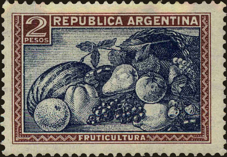 Front view of Argentina 447 collectors stamp