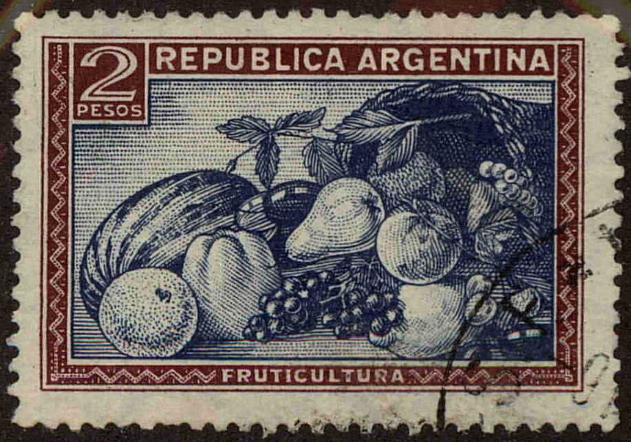 Front view of Argentina 447 collectors stamp