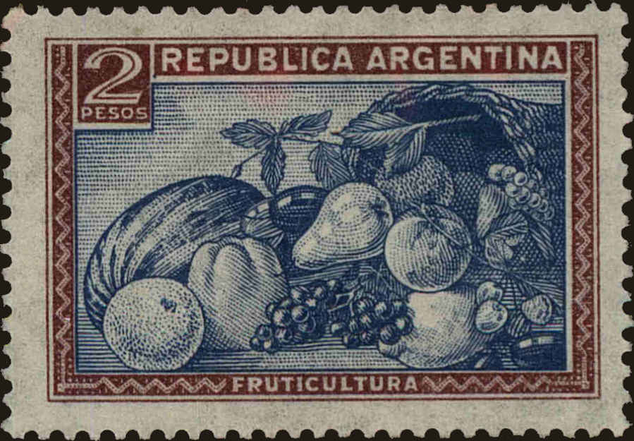 Front view of Argentina 499 collectors stamp