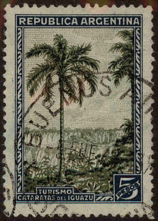 Front view of Argentina 448 collectors stamp