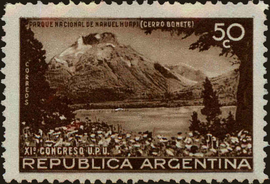 Front view of Argentina 463 collectors stamp