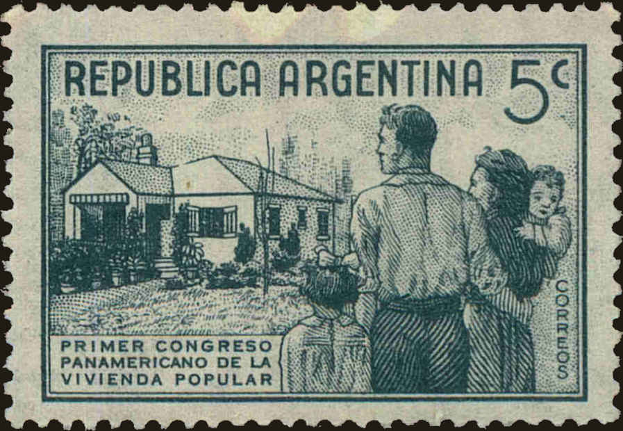 Front view of Argentina 469 collectors stamp