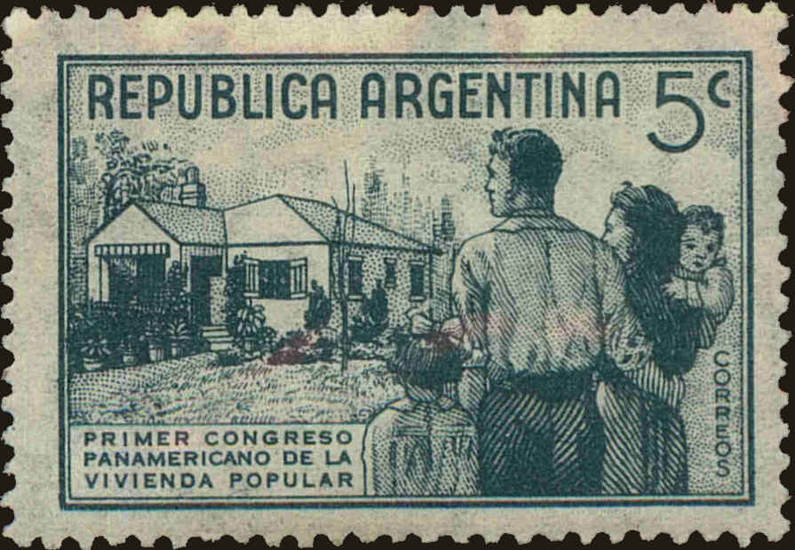 Front view of Argentina 469 collectors stamp