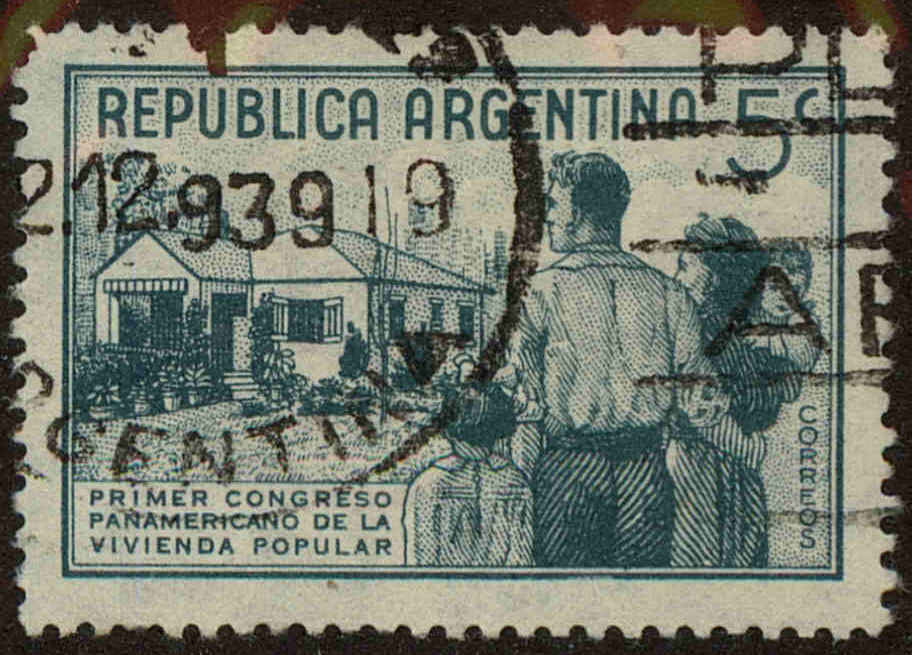 Front view of Argentina 469 collectors stamp