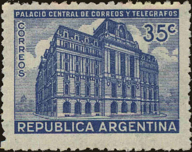 Front view of Argentina 503 collectors stamp