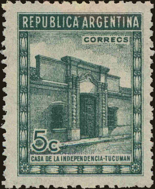 Front view of Argentina 512 collectors stamp