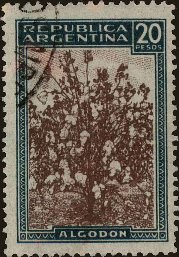 Front view of Argentina 540 collectors stamp