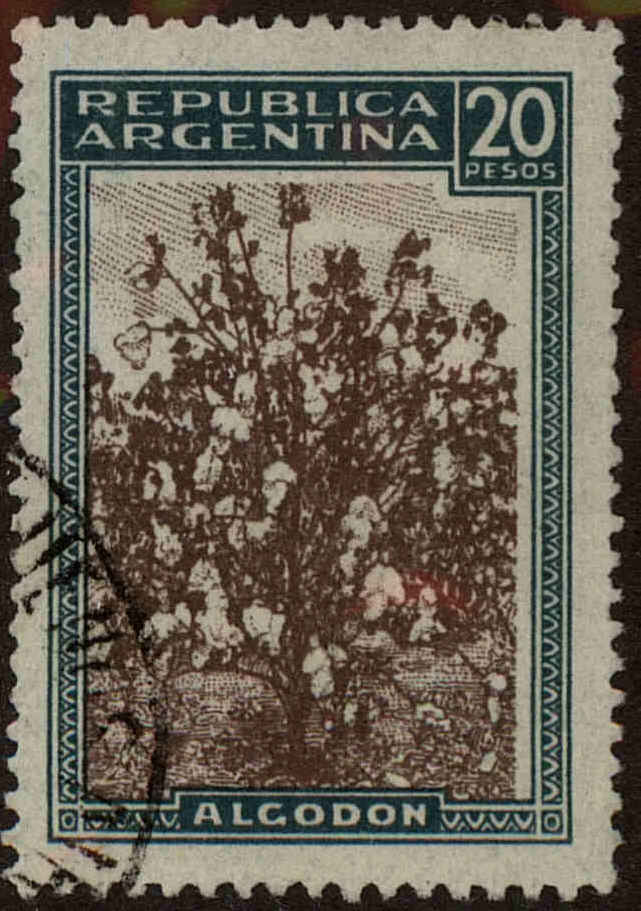 Front view of Argentina 540 collectors stamp