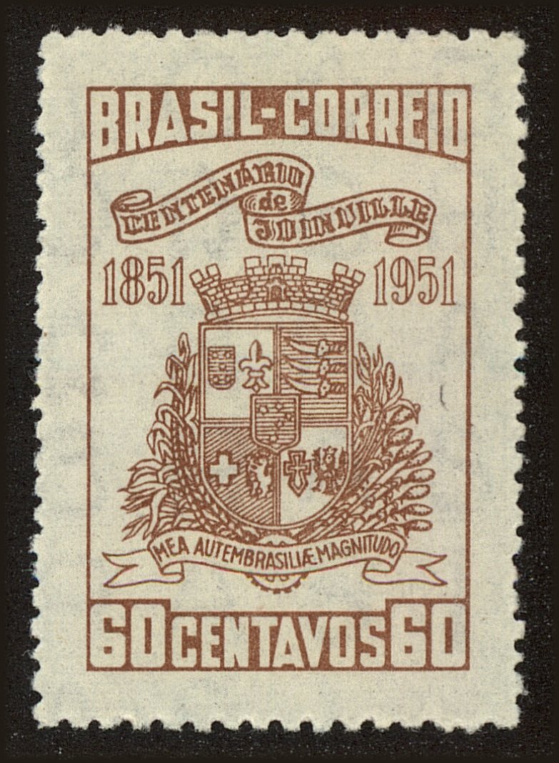 Front view of Brazil 704 collectors stamp