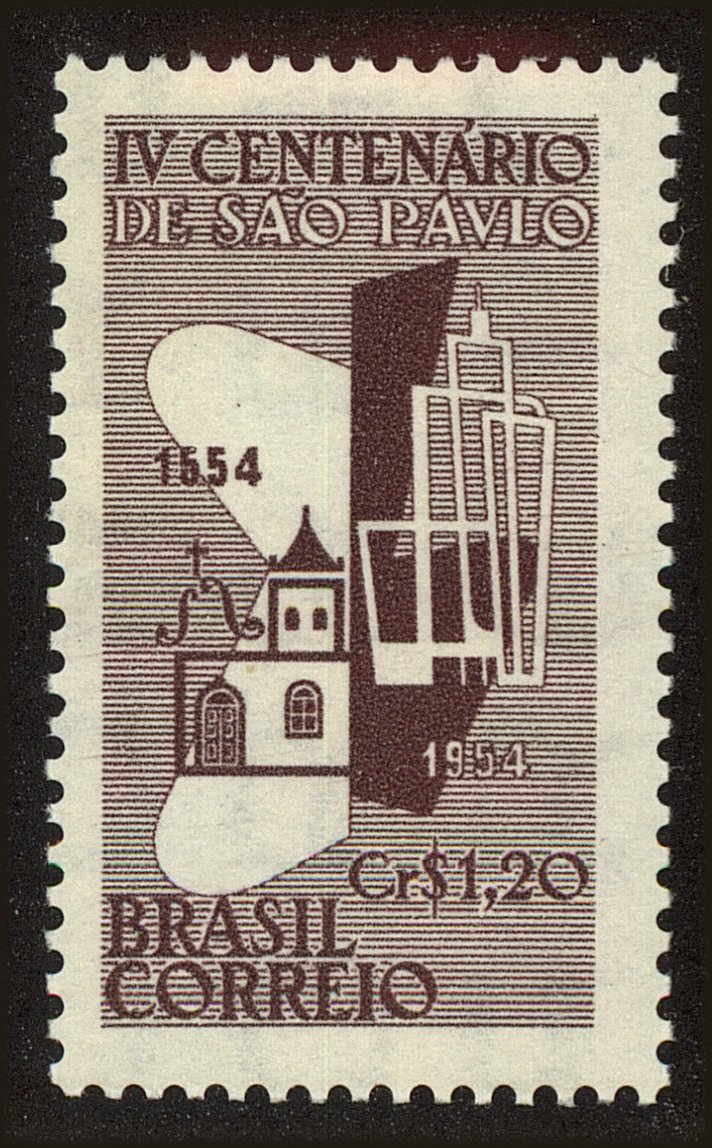 Front view of Brazil 771 collectors stamp