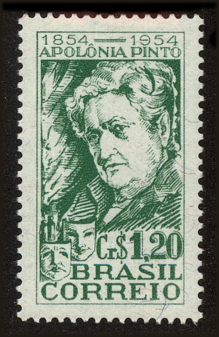 Front view of Brazil 785 collectors stamp