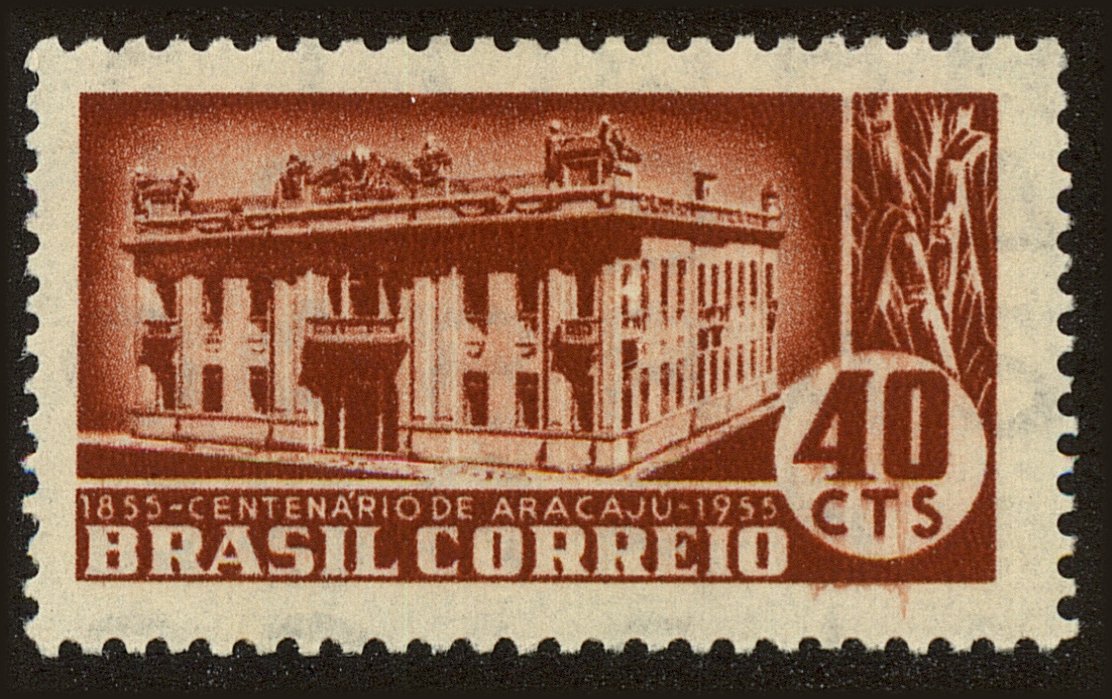 Front view of Brazil 818 collectors stamp