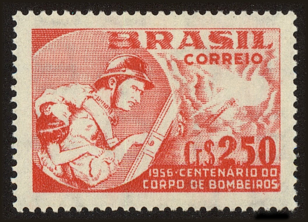 Front view of Brazil 837 collectors stamp