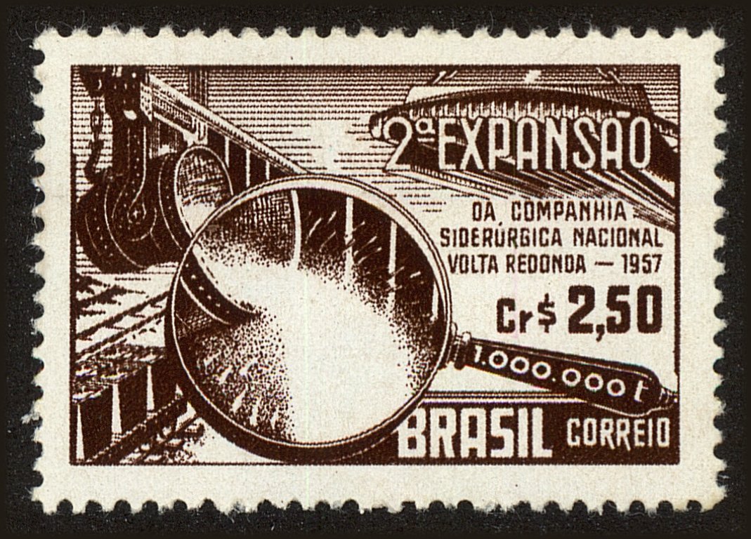 Front view of Brazil 844 collectors stamp