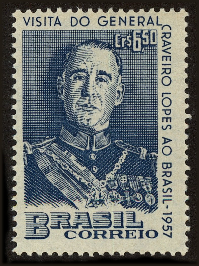 Front view of Brazil 848 collectors stamp