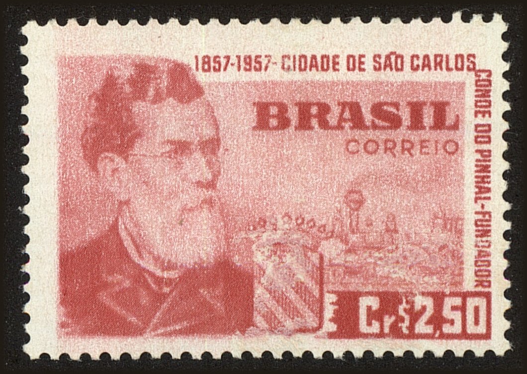 Front view of Brazil 853 collectors stamp