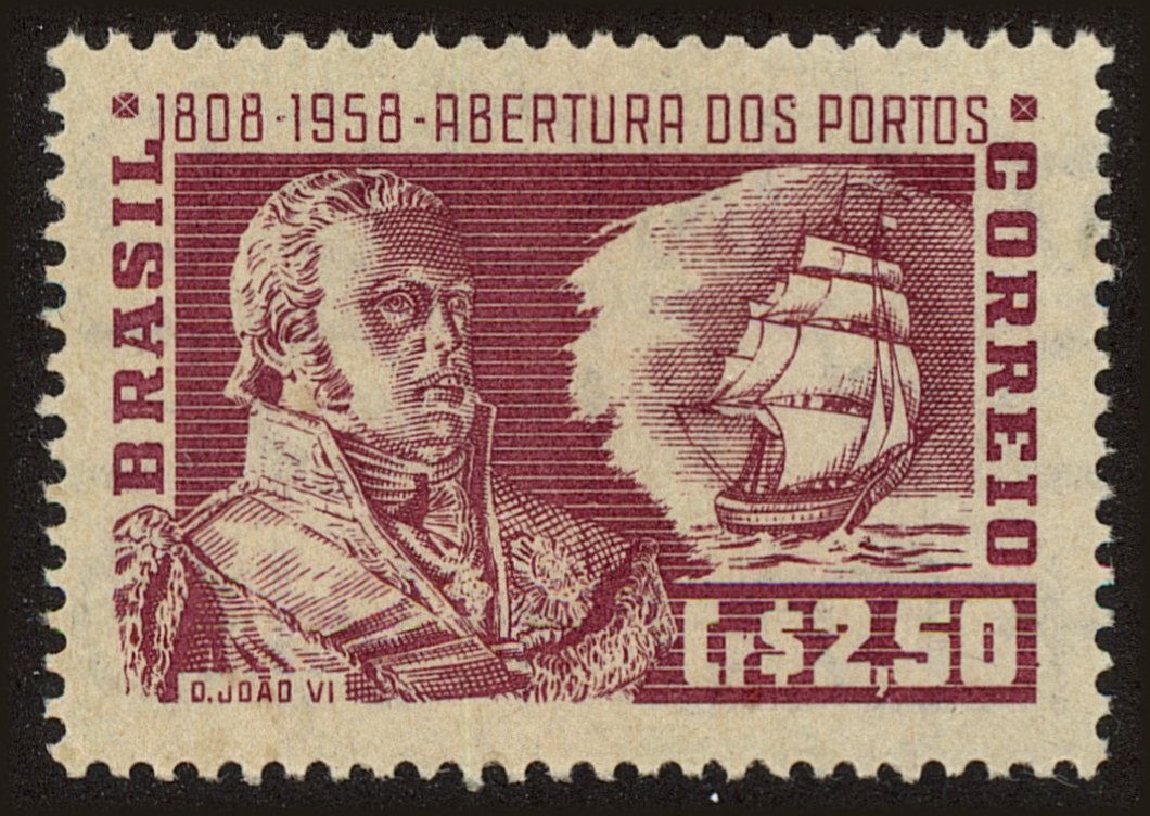 Front view of Brazil 859 collectors stamp