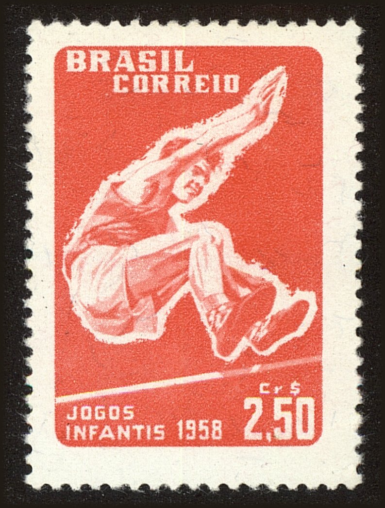 Front view of Brazil 864 collectors stamp