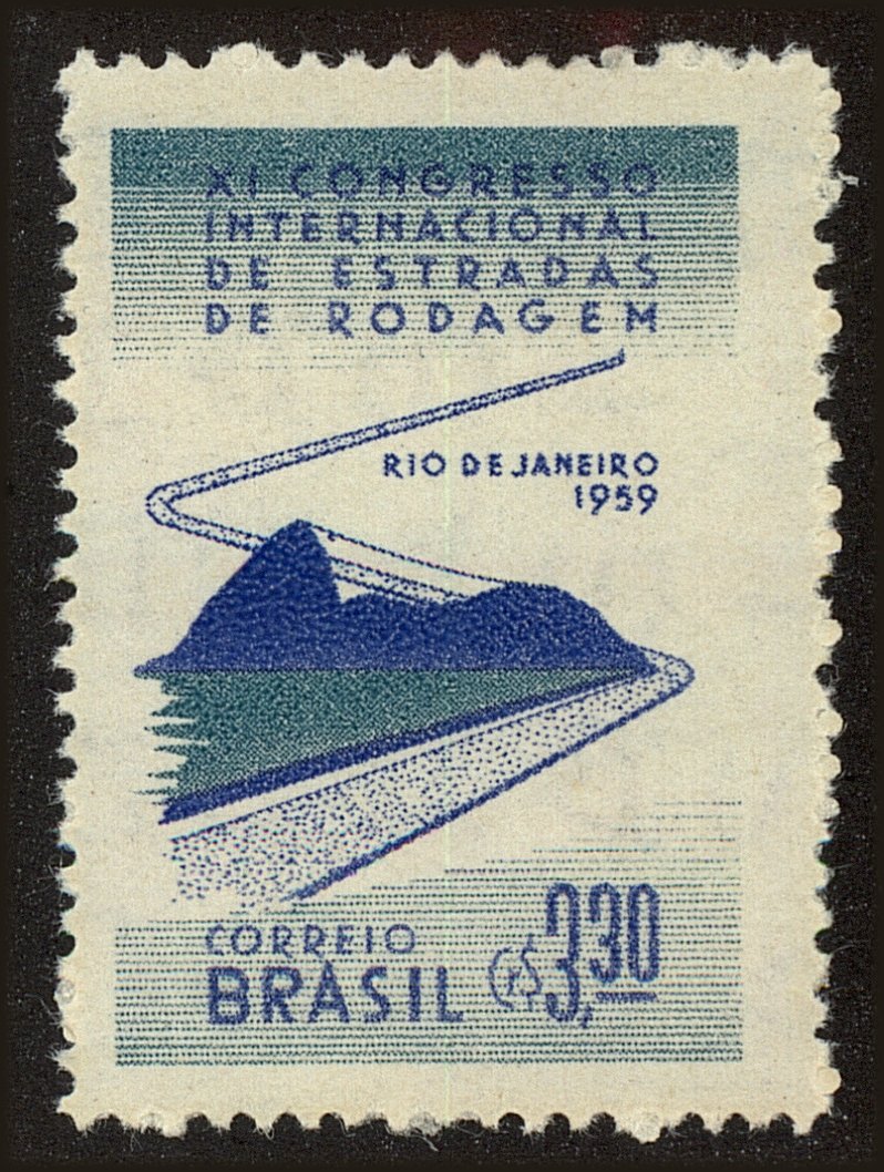 Front view of Brazil 895 collectors stamp