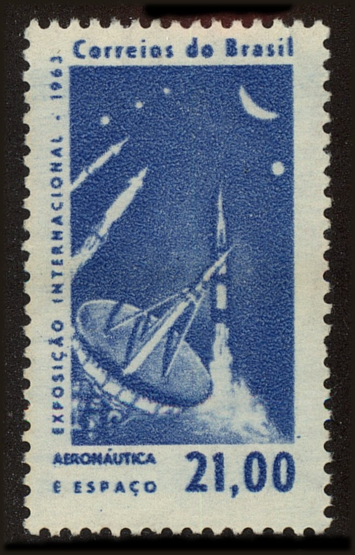 Front view of Brazil 953 collectors stamp