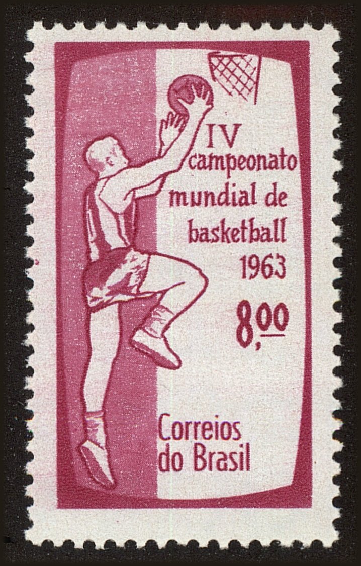 Front view of Brazil 956 collectors stamp