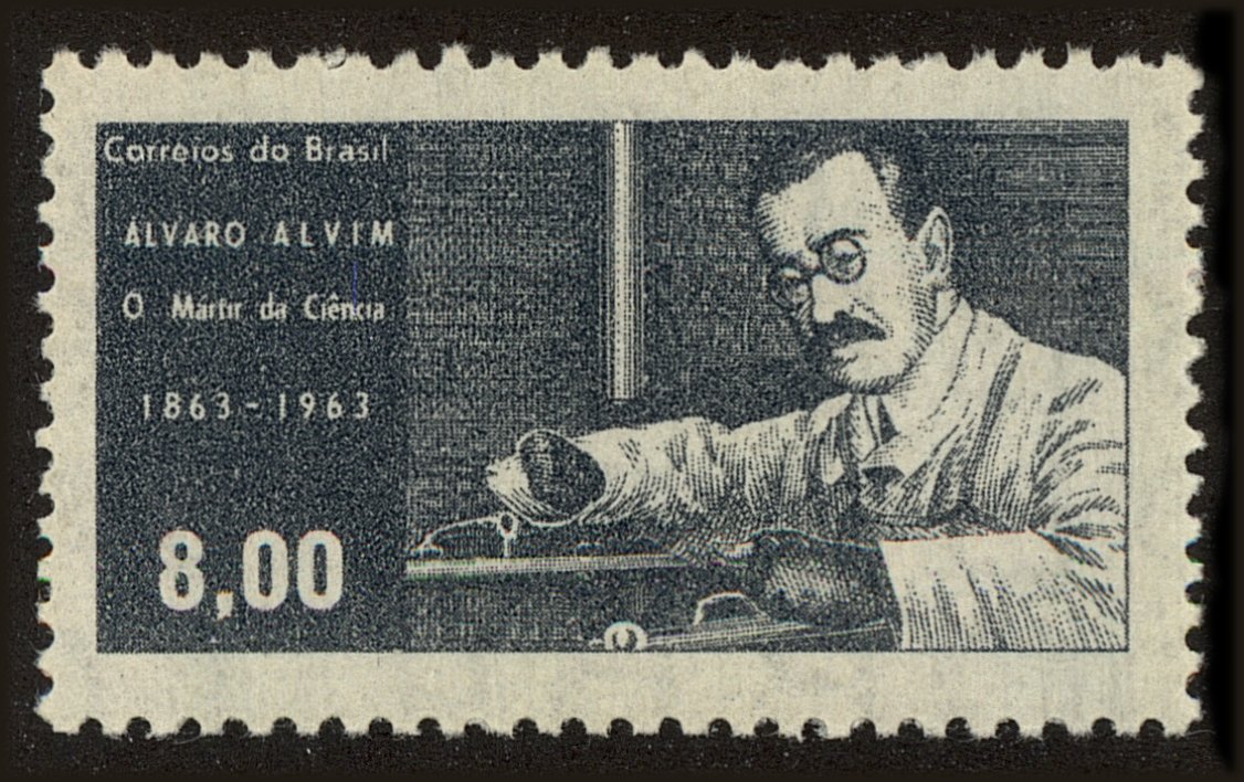 Front view of Brazil 971 collectors stamp