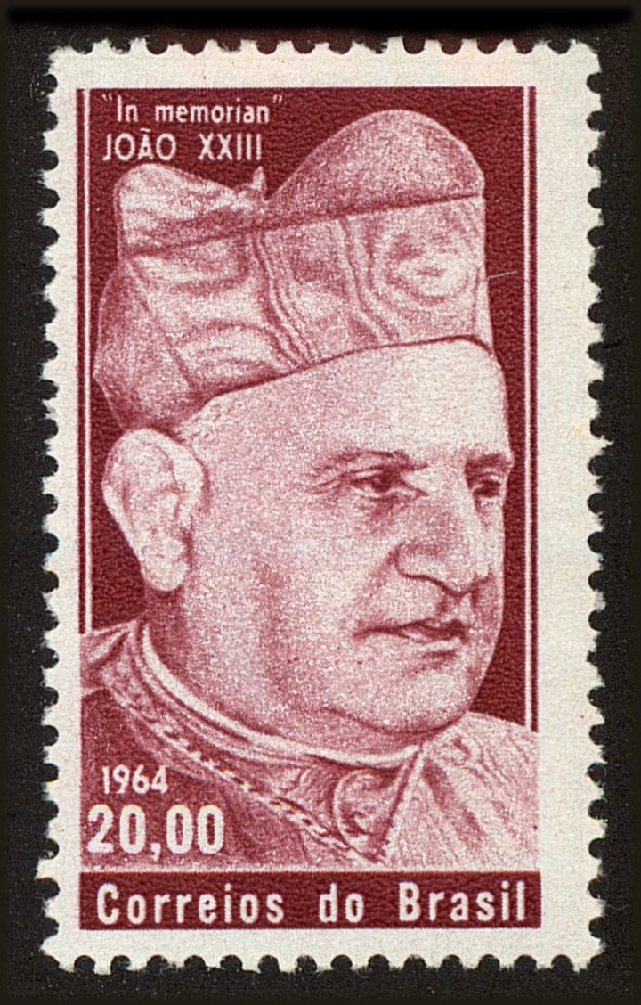 Front view of Brazil 980a collectors stamp
