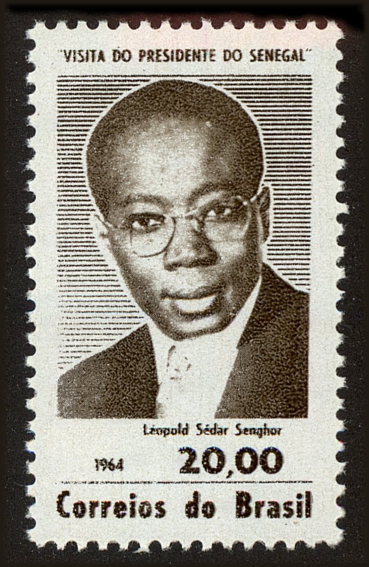 Front view of Brazil 981 collectors stamp