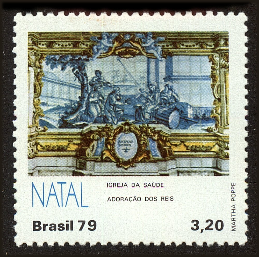 Front view of Brazil 1647 collectors stamp