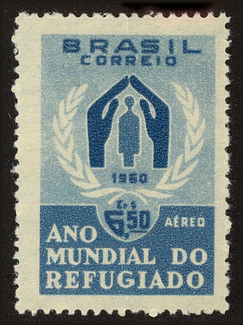 Front view of Brazil C94 collectors stamp