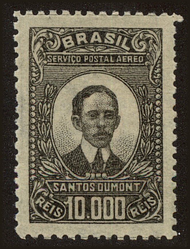 Front view of Brazil C24 collectors stamp