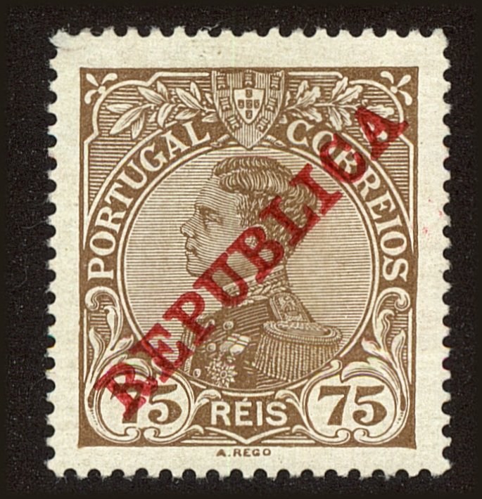 Front view of Portugal 177 collectors stamp