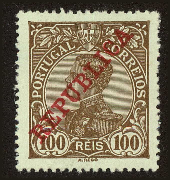 Front view of Portugal 179 collectors stamp